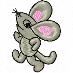 Mice Embroidery Design 5 Mice Embroidery Design 5